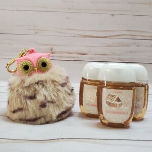 Bath & Body Works Pink Owl Pom Pocketbac Set